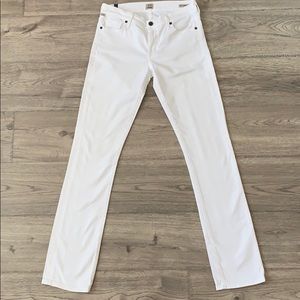 Spotless white Citizens full length jeans